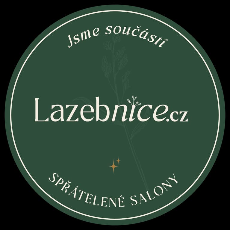 Pečeť: Jsme součástí Lazebnice.cz, spřátelené salony